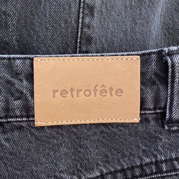 NEW Retrofete Taylor Jeans Black 26 - Picture 16 of 17